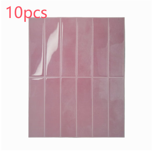 Adhesivo de Pared 3D Estéreo Resistente al Agua y Calor - Papel Tapiz Autoadhesivo para Cocina y Baño - Image 31