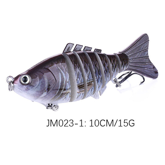 Señuelo Articulado 7 Secciones - Imitación Biónica Premium para Pesca