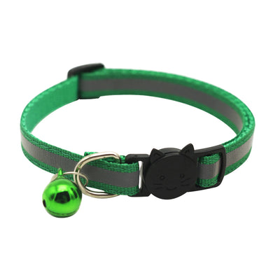 Collar Reflectante para Gatos con Campana y Diseño Colorido - Image 28