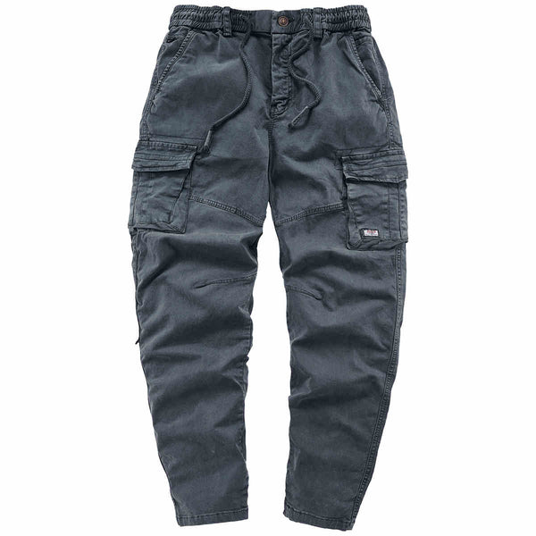 Pantalón Cargo de Algodón Puro con Múltiples Bolsillos