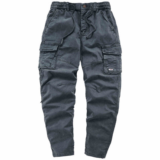 Pantalón Cargo de Algodón Puro con Múltiples Bolsillos - Image 2