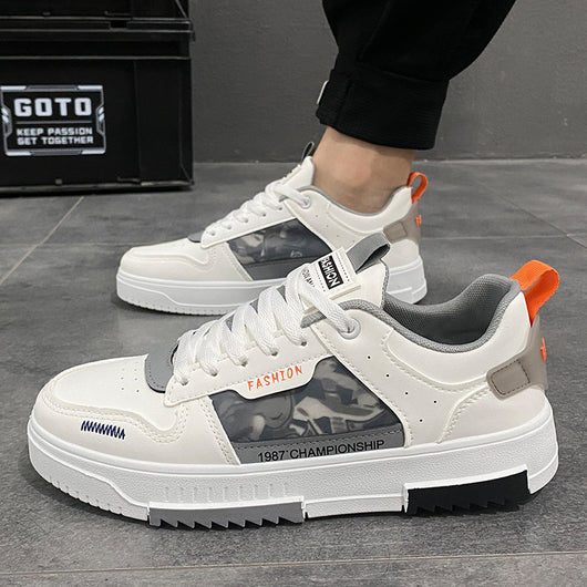 Tenis Blancos Casuales para Hombre - Zapatillas Versátiles de Moda - Image 5