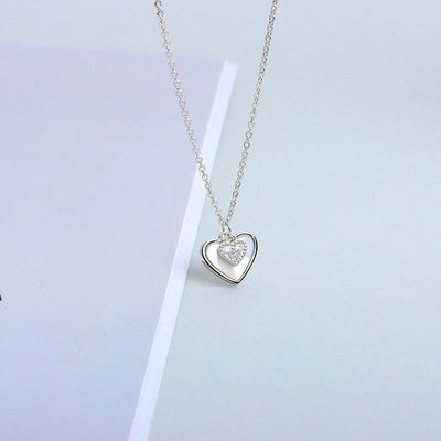 Collar de Plata Esterlina S925 Concha del Amor para Mujer - Image 7
