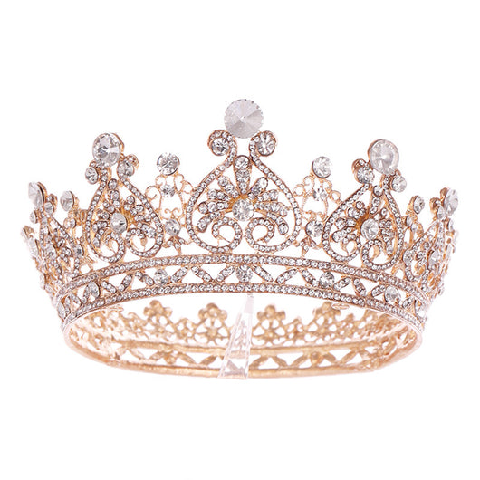 Corona de Princesa con Rhinestones en Forma de Corazón - Accesorio para el Cabello de Lujo - Image 10