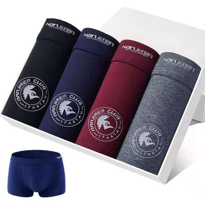 Pack de 4 Bóxers Cómodos de Algodón Transpirable para Hombre con Diseños - Image 3