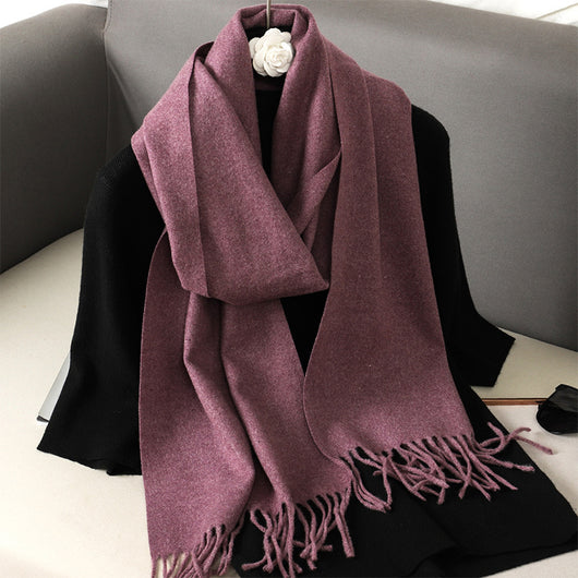 Pashmina Cálida de Color Sólido para Mujer - Chal Suave Estilo Cashmere - Image 22