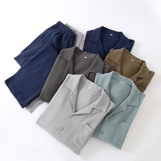 Pijama Holgado Plus Size para Hombre con Mangas Largas - Image 6