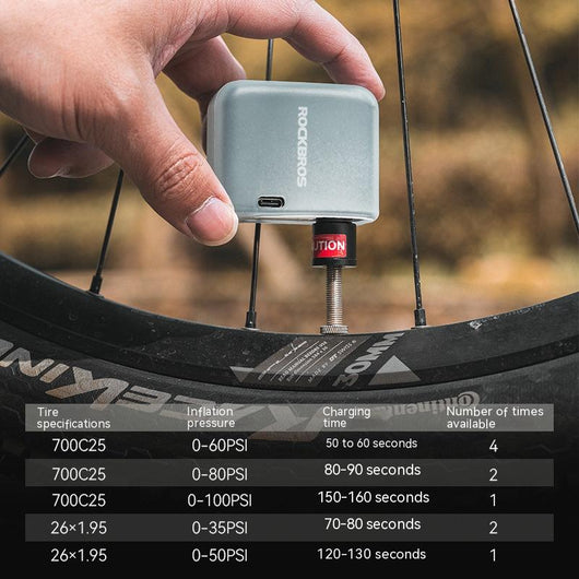Bomba de Aire Eléctrica Portátil de Alta Presión para Bicicleta - Image 2