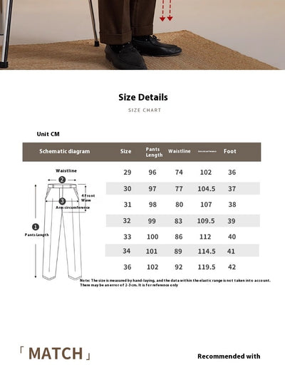 Pantalón de Vestir Clásico con Doble Pliegue - Corte Recto y Cómodo - Image 8