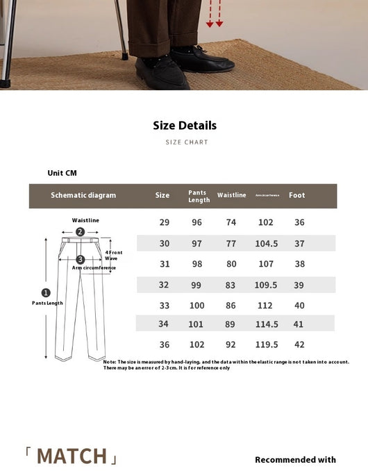 Pantalón de Vestir Clásico con Doble Pliegue - Corte Recto y Cómodo - Image 8