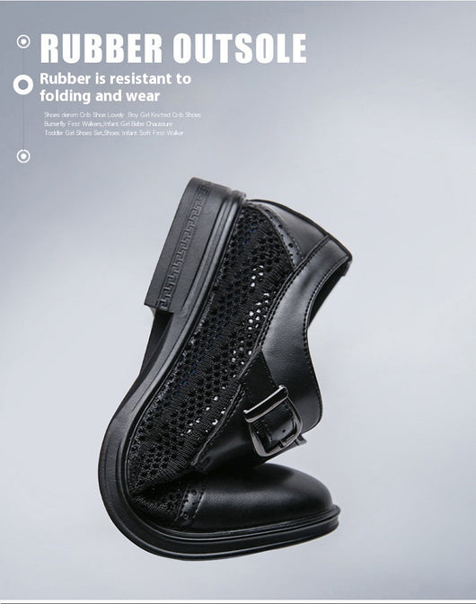 Sandalias de Cuero Respirable con Punta Afilada - Comodidad Casual - Image 33