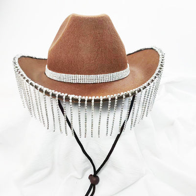 Sombrero Vaquero Denim con Cristales para Dama de Honor - Image 12