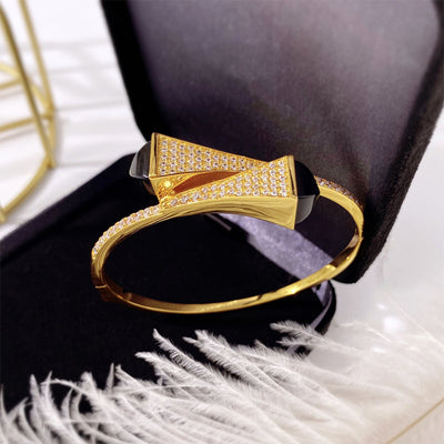 Pulsera Doble Pagoda con Diamantes para Mujer - Image 16