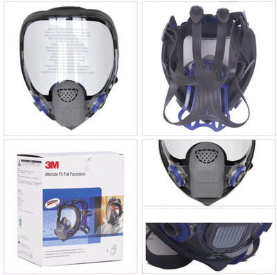Máscara Facial de Silicona Protectora Contra Gases y Polvo - Image 5