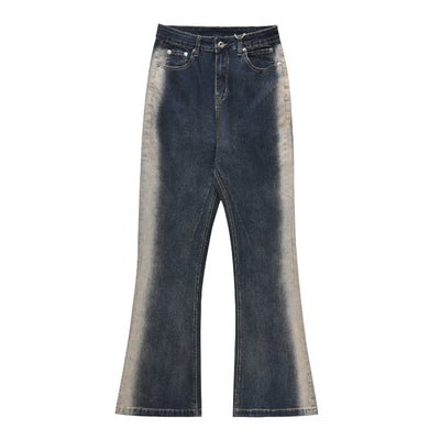 Jeans Acampanados con Degradado de Lavado Lateral - Image 2