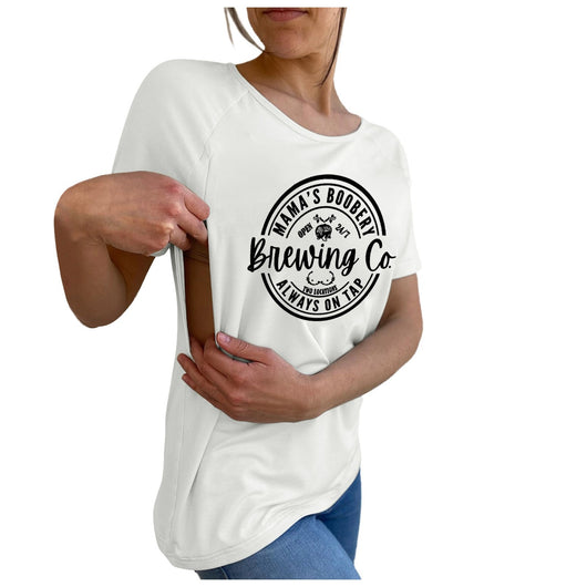 Camiseta Maternidad y Lactancia de Manga Corta para Mujer - Image 79