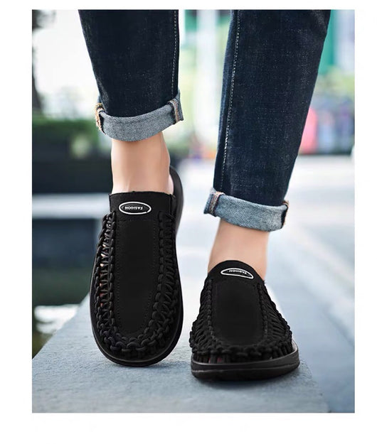 Sandalias y Chanclas Tejidas para Hombre - Diseño Minimalista y Cómodo - Image 3