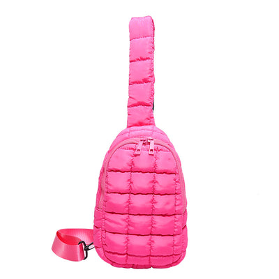 Bolsa Crossbody Acolchada Diamante para Mujer - Diseño Plisado Cloud - Image 10