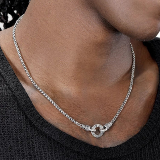 Collar de Plata Esterlina 925 para Mujer - Diseño Elegante en Escote