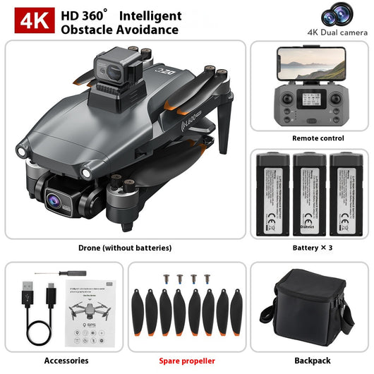 Dron L600PRO con Control Remoto Plegable y Pantalla Transparente - Image 10