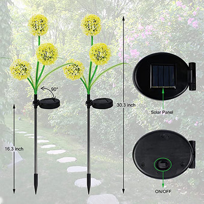 Linterna Solar Diente de León con 3 LED - Image 7