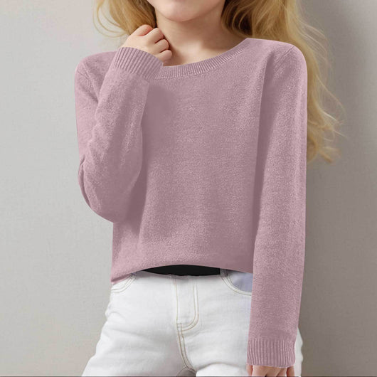 Suéter Cuello Redondo Versátil para Otoño e Invierno - Image 32