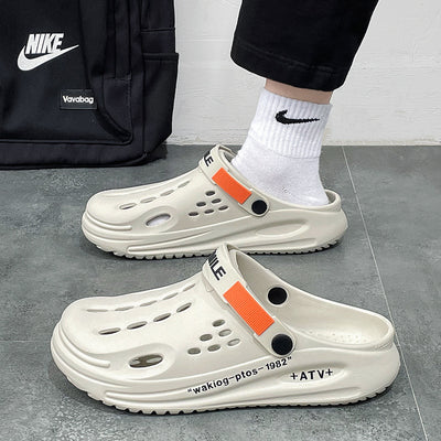 Pantuflas Cerradas Talla Grande para Hombre con Suela Gruesa y Acolchada - Image 9