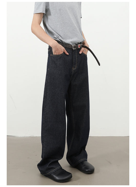 Jeans Retro Holgados con Cintura Elástica Estilo Coreano para Hombre - Image 21