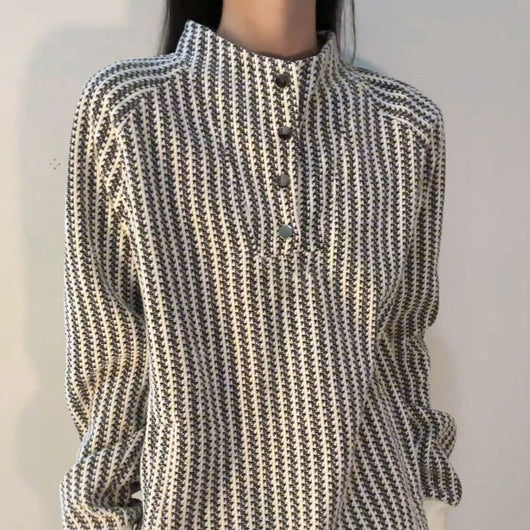 Abrigo Largo para Mujer con Cuello de Pie