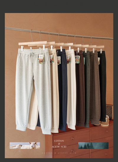 Pantalones de Buzo en Lana con Cintura Elástica y Cordón - Image 11