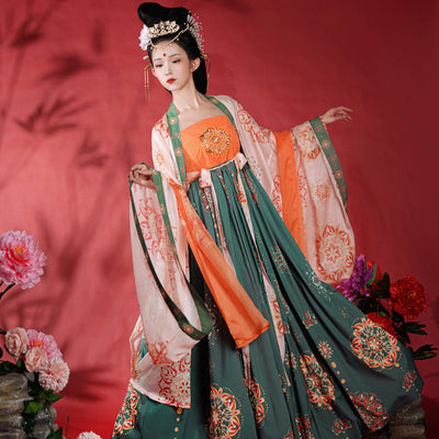 Hanfu Tradicional Willow con Efecto Niebla Luminoso - Image 12