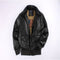 Abrigo de Piloto con Cuello de Piel - Unisex Air Force
