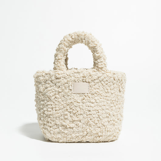 Bolso Cuadrado Pequeño en Lana de Cordero - Image 6