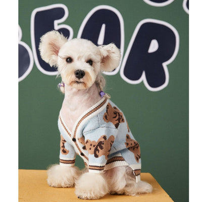 Suéter Preppy a Rayas para Perros y Gatos - Chaleco V-Neck Cálido de Invierno - Image 12