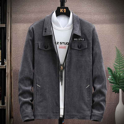 Chaqueta Estilo Hong Kong para Hombre - Diseño Funcional Otoño - Image 12
