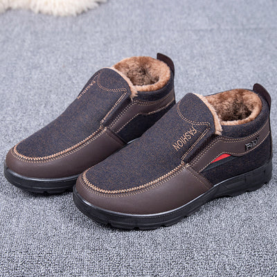 Zapatos de Tela Tradicionales Beijing para Hombre con Forro Cálido - Image 7