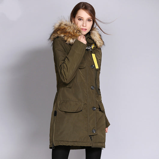 Chaqueta Acolchada Multibolsillos con Estilo Personalizado para Mujer - Image 5