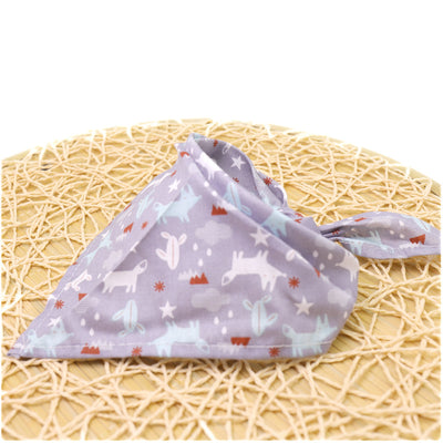 Pañuelo Triangular de Algodón con Encaje y Estampado Infantil - Image 12