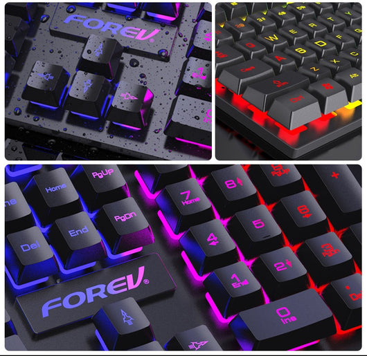 Teclado Iluminado con Cable para Computadora de Escritorio y Portátil - Image 16