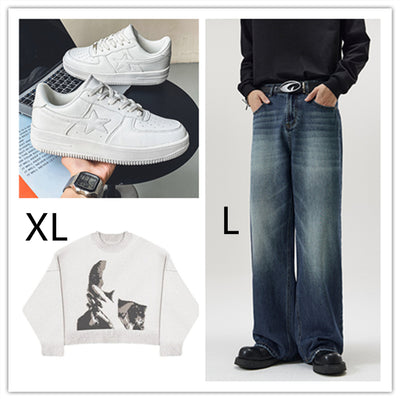 Tenis Blancos Casual con Suela Gruesa para Hombre - Image 14