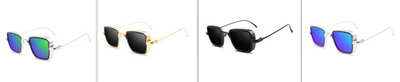 Gafas de Sol Retro para Hombre con Montura Gruesa - Image 14