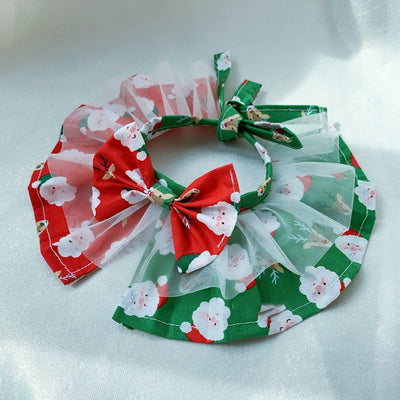 Collar Navideño para Perros y Gatos - Pañuelo Rojo Talla Mediana y Grande - Image 4