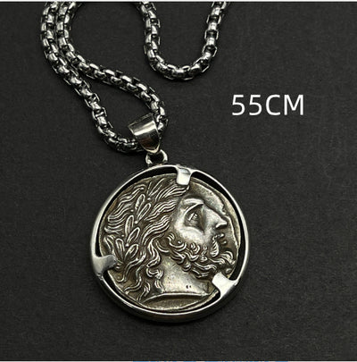 Collar de Moneda en Plata Esterlina para Hombre - Diseño Elegante y Moderno - Image 6