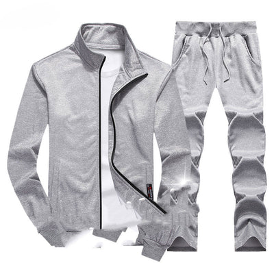 Conjunto Deportivo de Dos Piezas Talla Grande con Pantalón Largo - Image 2