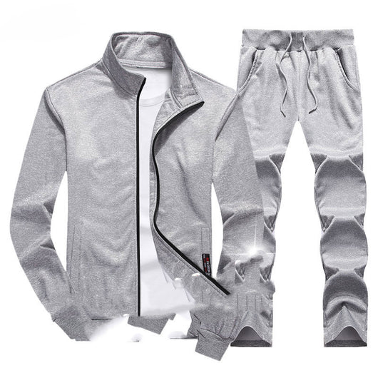 Conjunto Deportivo de Dos Piezas Talla Grande con Pantalón Largo - Image 2