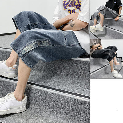 Pantalones Cortos de Trabajo Talla Grande Holgados con Cinco Bolsillos - Image 12