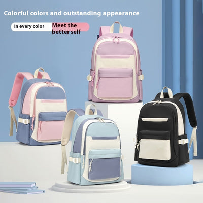 Mochila Escolar de Gran Capacidad con Protección Dorsal