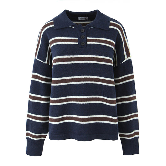 Suéter de Rayas Bicolor Casual para Mujer - Image 3