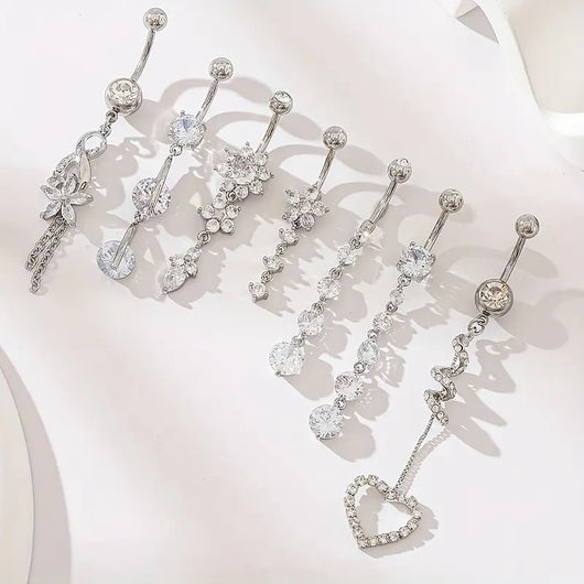 Piercing Ombligo con Dije de Borlas - Joya Femenina Elegante - Image 7