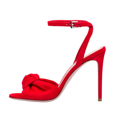 Pantuflas de Tacón Alto con Nudo Fashion - Image 11